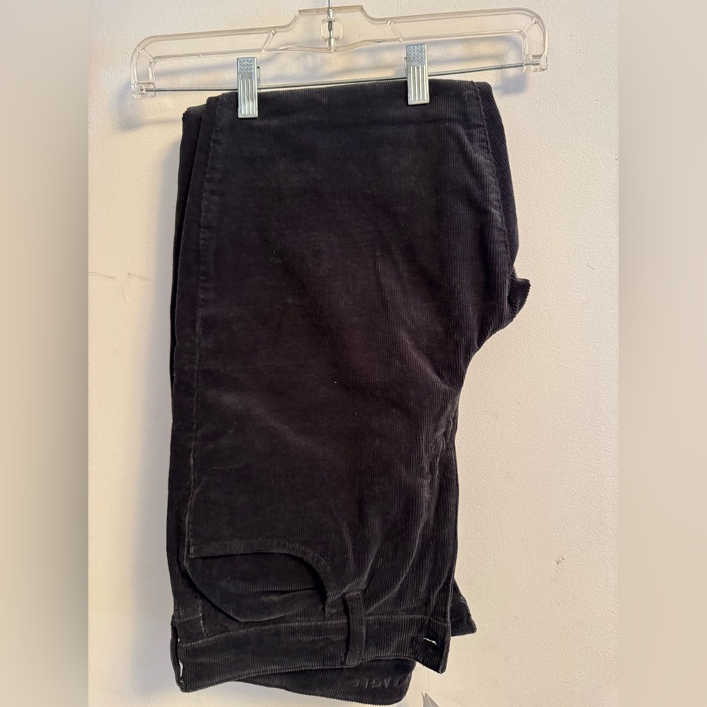American Eagle Outfitters Black Skinny Corduroy- length Short